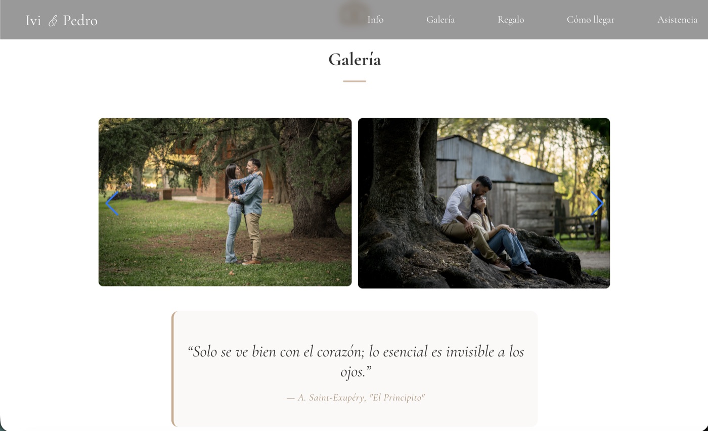 Invitación de boda — galería